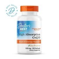ราคา Doctor's Best COQ10 High Absorption CoQ10 with BioPerine, 100 mg, 120 Softgels/veggie cap โคเอ็นไซม์คิวเท็น (40171897146)