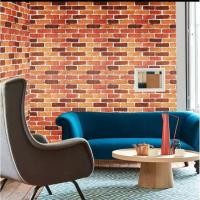 ราคา วอลเปเปอร์สติ๊กเกอร์ วอลเปเปอร์ Dinding BATA ORANGE List สีขาว (40972676390)