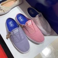 ราคา Keds 100% แบบสวมเปิดส้น ของแท้จากช็อปพร้อมป้ายและกล่องแบรนด์ครบ มีไซส์ 35-40EUR ผ้าใบแบบผ้า น้ำหนักเบา (282173087)