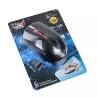 ราคา Wireless Optical Mouse USB MD-TECH (RF-199) Black/Red (4942344049)