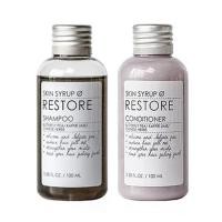 ราคา พร้อมส่ง ของแท้ Skin Syrup Starter Kit: Restore Shampoo + Conditioner Duo Travel (2x100ml) (29065661245)