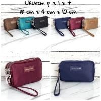 ราคา กระเป๋าสตางค์โทรศัพท์มือถือ HP Fashion 3-Zipper / Space / Short Strap 223B NY (29542340617)