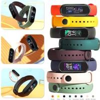 ราคา สร้อยข้อมือสีสําหรับ Xiaomi Mi band 7 6 5 4 3 กีฬาสายนาฬิกาซิลิโคนสําหรับ Xiaomi Mi band 5 6 สร้อยข้อมือ Miband 4 3 สาย (14123942174)