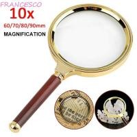 ราคา Francesco แว่นขยาย แบบพกพา มีประโยชน์ 10X หนังสืออ่านหนังสือ เครื่องประดับมือถือ Loupe (24709557107)