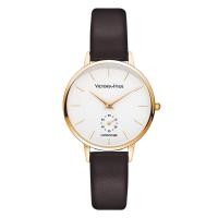 ราคา นาฬิกาข้อมือผู้หญิง VICTORIA HYDE ดีไซน์เรียบง่าย อ่านง่าย ผลิตจากญี่ปุ่น ระบบควอทซ์ กันน้ำ สายหนังแท้ แฟชั่น ของขวัญวันเกิด วันสำคัญ ผู้หญิงยอดนิยม (43460896241)