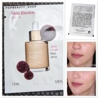 ราคา Clarins Skin Illusion Natural Hydrating Foundation #105 Nude แบบซอง 1.5ml. คลาแรงส์ รองพื้นเนื้อเซรั่ม (21122791456)