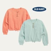 ราคา เสื้อถักซี่โครงเฮ็ม Cinched Cozy Old Navy | เสื้อสเวตเตอร์เด็กผู้หญิง | ท็อปส์ซูเด็กผู้หญิง | เสื้อผ้าเด็กผู้หญิง (29665209815)