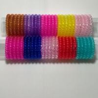 ราคา ยางรัดผมเกลียวสปริง วงใหญ่ ขนาด 5 ซม. คละสี (6538314440)