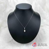 ราคา จี้มุก ไข่มุกทรงหยดน้ำ ไข่มุกเม็ดเดี่ยว สร้อยเงินแท้ ไข่มุกแท้ 100% มุกน้ำจืด เม็งเฮง ไข่มุก MengHeng (3888566810)