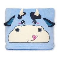 ราคา หมอนผ้าห่มทรงเหลี่ยม พี่วัวสีฟ้า (7256213982)