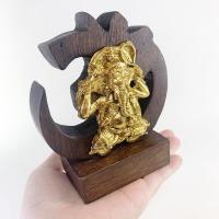 ราคา ไม้แกะสลัก สัญลักษณ์ โอม พระพิฆเนศ บูชา ตั้งโชว์ ขนาด เล็ก (6273939223)