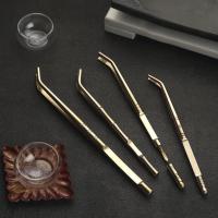 ราคา ทองเหลืองคลิปชา ถ้า ฟู ชุดชาอุปกรณ์เสริมคลิปทองเหลืองกันลื่นถ้วยชาคลิปแหนบสแตนเลสคลิปชา 25.10.2010.21 (41375354760)