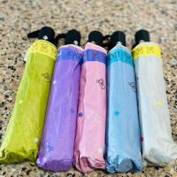 ราคา ร่มอัตโนมัติ ร่มพับ 3 ตอน ร่มกันแดด ร่มกันUV ร่มสีสันสดใสAP332 (17277257591)