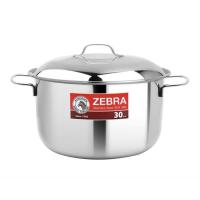 ราคา ZEBRAหม้อต้ม สเตนเลส ขนาด 30 ซม. สเตนเลสสตีล ตราหัวม้าลาย (40917423681)
