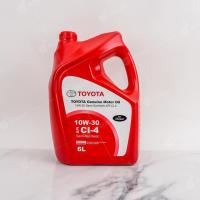 ราคา TOYOTA น้ำมันเครื่อง กึ่งสังเคราะห์ น้ำมันหล่อลื่น 10W30 API CI-4 ดีเซล(6 ลิตร) #0888084684 ของแท้ เบิกศูนย์ (10123700917)