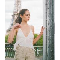 ราคา ส่งต่อ เสื้อ Mitr Beach Camisole สีขาว เสื้อไปทะเล (42119675679)