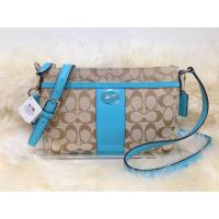 ราคา Impcoachza พร้อมส่ง กระเป๋าสะพาย Coach รุ่น SIGNATURE EAST/WEST SWINGPACK (COACH f48887) (895176644)