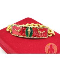 ราคา เลสไอ้ไข่ ไอ้ไข่ สร้อยข้อมือไอ้ไข่ เลสข้อมือสีทอง กุมารทอง บอกหวย วัดเจดีย์ ลงยา สีแดง แถมฟรีผ้ายันต์ไอ้ไข่ พร้อมกล่อง (5019920935)