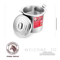 ราคา หม้อก๋วยเตี๋ยว 45 ซม. 3ช่องโค้งตราหัวม้าลาย (3147399853)