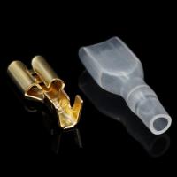 ราคา 6.3 ขั้วต่อสวิตซ์สปริงแบตเตอรี่ ขั้วต่อปากกว้าง ขั้วต่อสายไฟ ขั้วต่อสายไฟ ปลั๊กลำโพง ขั้วต่อสายไฟ (26011459035)