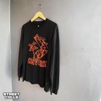 ราคา CONVERSE LONG SLEEVE WORLD GRAPHIC TEE (26206223455)