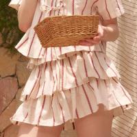 ราคา lookbooklookbook - tangle shorts pink cherry line *size L* (40064902705)