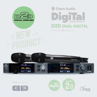 ราคา Clean Audio D2D DUAL CHANNELS ไมโครโฟนไร้สาย DIGITAL WIRELESS MICROPHONE ( ไมค์คู่ ) (24426694195)