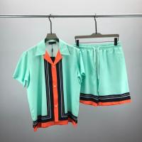 ราคา ZARA Spring Summer New Short Sleeves Shirt Outfit Fifth Pants Men and Women Same Style Detachable S (27603511194)