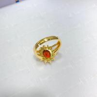 ราคา แหวนปลอม แหวนพลอยล้อมเพชร ฟรีไซส์ (27123833917)