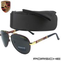 ราคา Polarized แว่นกันแดด แฟชั่น รุ่น PORSCHE UV 8560 C-4 สีแดงตัดทอง แว่นตา ทรงสปอร์ต วัสดุ Stainless(เลนส์โพลาไรซ์) (3694461258)