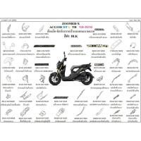 ราคา อะไหล่แท้เบิกศูนย์ ซุ้มล้อ บังโคลนหลัง zoomer x ปี2016-2023 เบิกศูนย์ HONDA เฟรมรถ เปลือกรถ ชุดสีzoomer (H059) (13536738793)