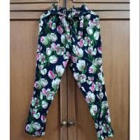 ราคา กางเกงขายาว เอวยางยืดมีโบว์ผูก (3740824406)