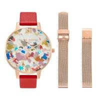 ราคา แท้100% OLIVIA BURTON (โอลิเวีย เบอร์ตัน) นาฬิกาผู้หญิง POP ART (27762195805)