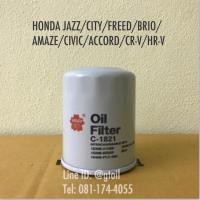 ราคา ไส้กรองน้ำมันเครื่อง HONDA JAZZ/CITY/FREED/BRIO/AMAZE/CIVIC/ACCORD/CR-V/HR-V/BR-V by Sakura OEM (889405353)