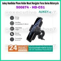 ราคา Aukey ที่วางโทรศัพท์แบบแฮนด์ Mount Navigator Force Series มอเตอร์ไซค์ - 500874 - HD-C51 (40920052608)