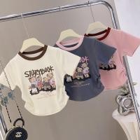 ราคา เสื้อผ้าเด็กผู้หญิงฤดูร้อน สไตล์เกาหลี ลายหมีน่ารัก ใส่สบาย ✨sulphur289.th✨ (41473775641)