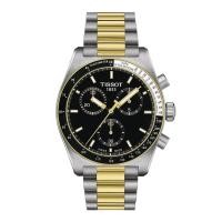 ราคา Tissot PR516 Chronograph ทิสโซต์ พีอาร์ 516 โครโนกราฟ T1494172205100 สีดำ เทา ทอง นาฬิกาผู้ชาย (25864700735)