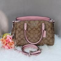 ราคา MINI SAGE CARRYALL IN SIGNATURE CANVAS (COACH F29434) (2140315342)