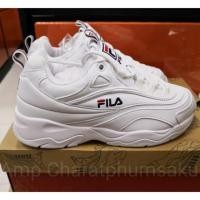ราคา พร้อมส่ง รองเท้า Fila Ray มือสอง ของแท้ ไซส์ 24.5 สภาพ 99% ส่งฟรี Kerry ค่ะ (1453815507)