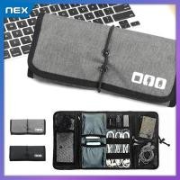 ราคา 【พร้อมส่ง】กระเป๋าจัดระเบียบอุปกรณ์อิเล็กทรอนิกส์ แบตสำรอง Power bank สายชาร์จ หัวชาร์จ หูฟัง USB (24978412787)