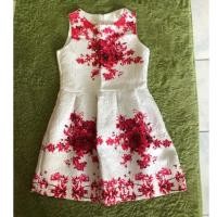 ราคา ชุดแทรก สีขาว ลายดอกไม้สีแดง (1234274431)