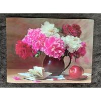 ราคา ภาพ3มิติ แจกันดอกโบตั๋นสีชมพูจะช่วยให้รู้สึกถึงความสงบความรัก ความอบอุ่น มีพลังด้านดีเข้ามาสู่คนในบ้านหรือแขกที่มาเยือน (10004193826)