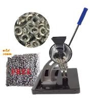 ราคา เครื่องตอกตาไก่ อัตโนมัติ แถมตาไก่ 10mm 1000ชิ้น Semi-automatic Eyelet Hand Pressing Tool Grommet เครื่องตีตาไก่ระบบมือ (24564289682)