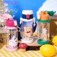 ราคา NORMAN ถ้วยดูด, โปร่งใสพร้อมฝาปิดและแก้วน้ําใสฟาง, กระเป๋าสะพายข้างเกาหลี Ins 350ml การ์ตูนกระต่ายหมีขวดน้ํานม (42175382995)