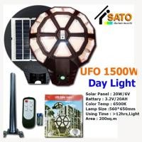 ราคา LMK-UFO-1500W โคมไฟโซล่าเซลล์ UFO 1500Wเดย์ไลท์ Day Light Sensor โคมไฟUFO โคมไฟถนน โคมไฟโซลาร์เซลล์ (17968232895)