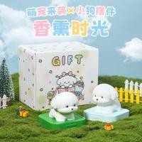ราคา น้ำหอมปรับอากาศรถยนต์ Bichon Frise ของตกแต่งน่ารัก หินกระจายกลิ่นภายในรถ ของขวัญสำหรับสาวๆ ตกแต่งแผงหน้าปัดรถยนต์ (29932201869)