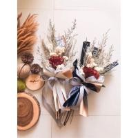 ราคา ช่อดอกไม้แห้ง ชบาดอย 1 ดอก ผสมชมพูทิพย์ (8607304182)