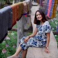 ราคา ชุดผ้าฝ้าย ชุดกะเหรี่ยง เดรสพื้นเมือง เดรสยาว (1774091565)