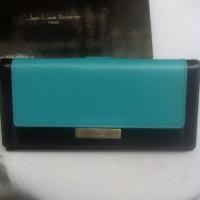 ราคา (Defect) กระเป๋าสตางค์ Jean Louis Scherrer สีน้ำทะเล (34725258)