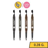 ราคา (รุ่นหัวแปรง) Cathy Doll Soft Brow Pencil & Spoon Brush เคที่ดอลล์ ดินสอเขียนคิ้ว รุ่นใหม่ 0.28g. (13072224520)